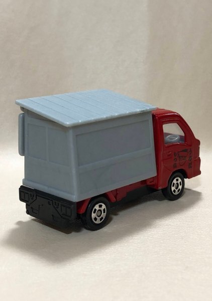 トミカ　スバル　サンバー　もつ煮屋台トラック　あつまれ！トミカのたべものやさん　TOMICA　同梱可 SUBARU SAMBER (Eext_hyski)_画像3