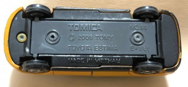トミカ トヨタ エスティマ チョコリングマカー ミスタードーナツ ミニカー TOMICA 同梱可 ESTIMA MISTER DONUT (Ecrz_silvr)の画像3