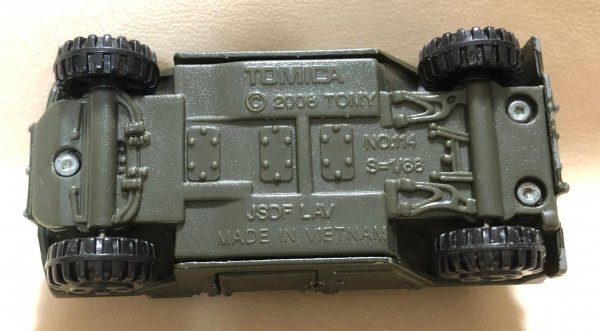 トミカ 自衛隊 軽装甲機動車 No.114 2006 ミニカー TOMICA 同梱可 JSDF LIGHT ARMOURED VEHICLE (Eext_hyski)の画像3
