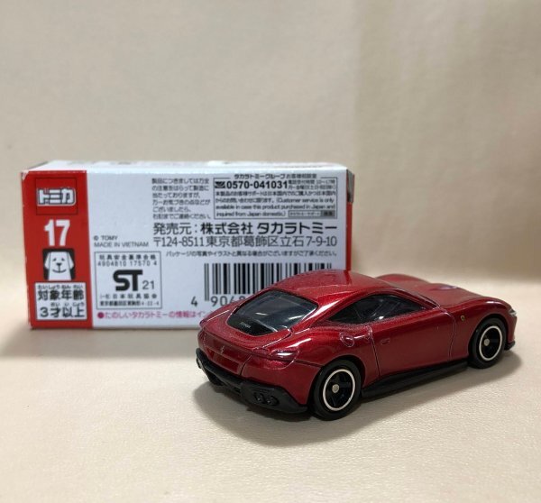 トミカ　フェラーリ　ローマ　No.17　2021　ミニカー　TOMICA　同梱可 FERRARI ROMA (Ebw_bx)_画像2