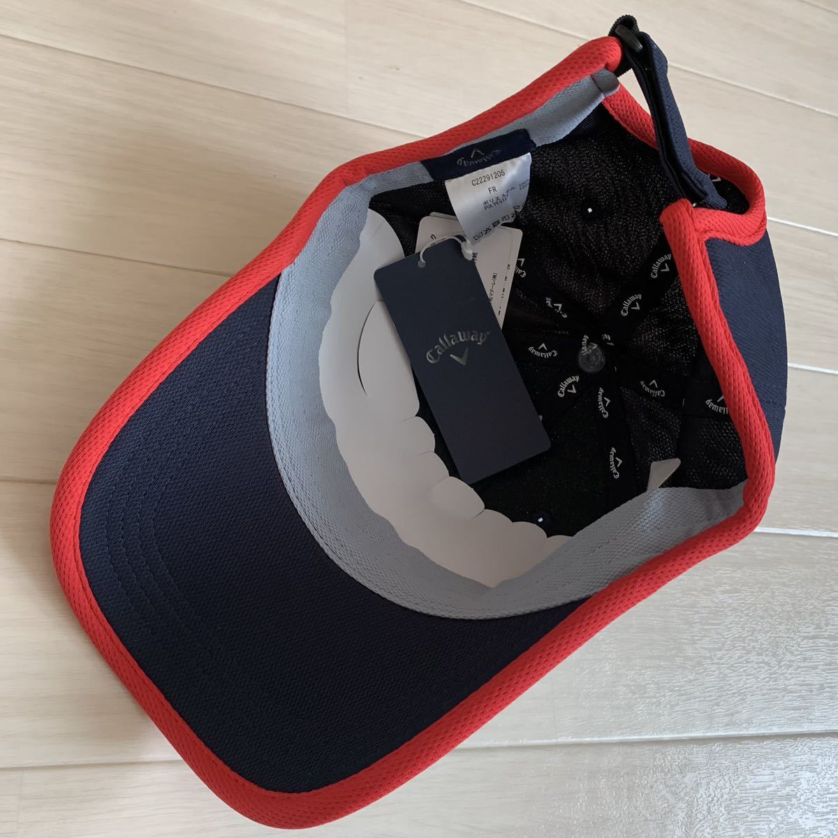  новый товар #5,720 иен [ Callaway Golf ] женский маска есть колпак шляпа темно-синий Golf одежда 
