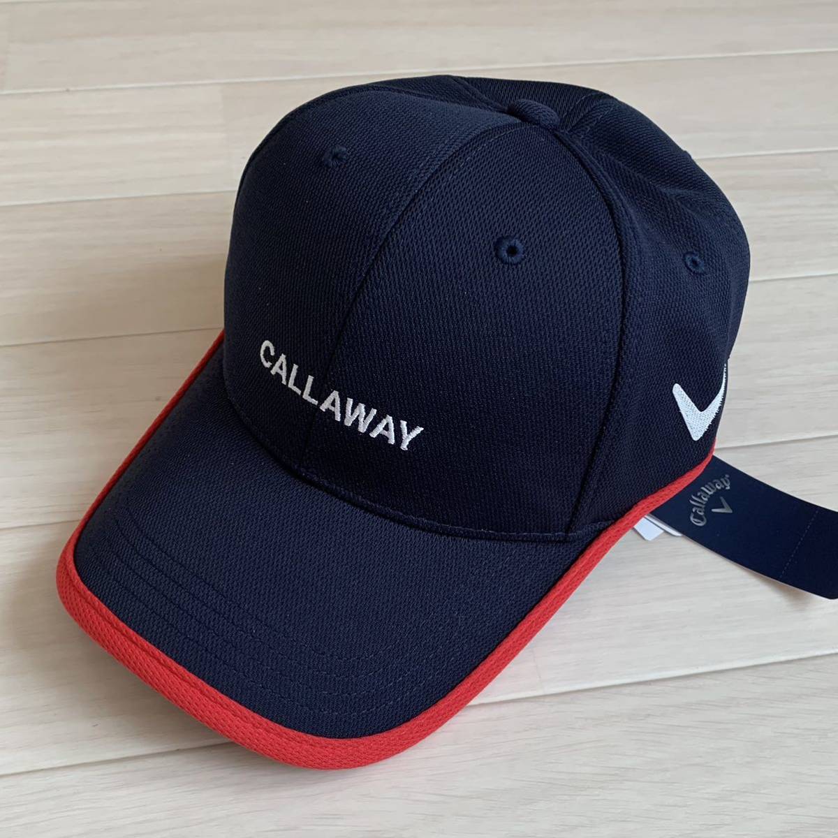  новый товар #5,720 иен [ Callaway Golf ] женский маска есть колпак шляпа темно-синий Golf одежда 