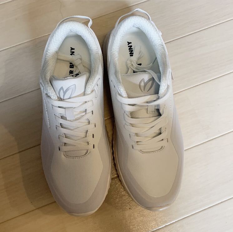  new goods #34,100 jpy [ master ba knee ] men's golf shoes 26.5 white Pearly Gates 