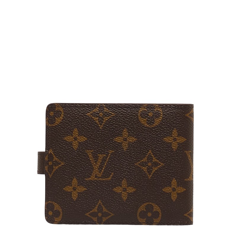 ルイ ヴィトン モノグラム カルネノート 手帳 メモ帳 手帳カバー M60110 ブラウン PVC レディース LOUIS VUITTON 【中古】_画像3