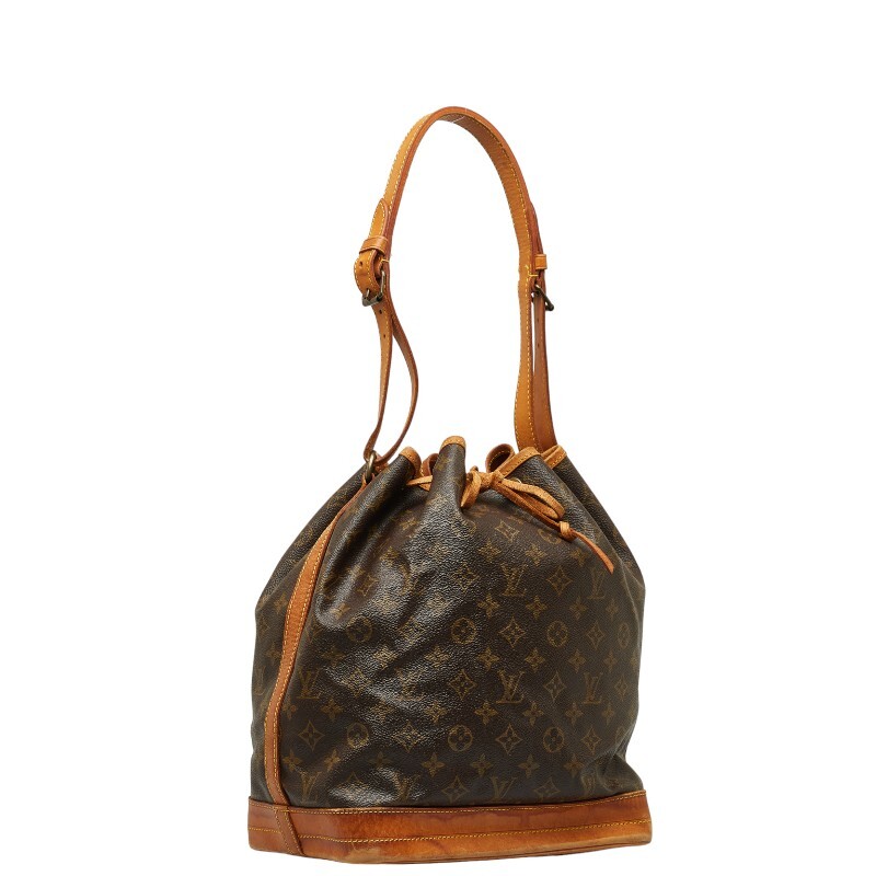 ルイ ヴィトン モノグラム ノエ ショルダーバッグ M42224 ブラウン PVC レザー レディース LOUIS VUITTON 【中古】の画像2