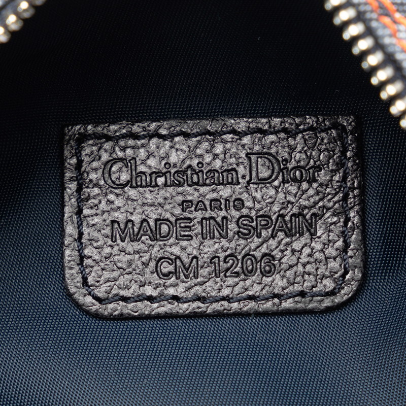 ディオール トロッター ポーチ インディゴブルー ネイビー デニム レディース Dior 【中古】_画像7