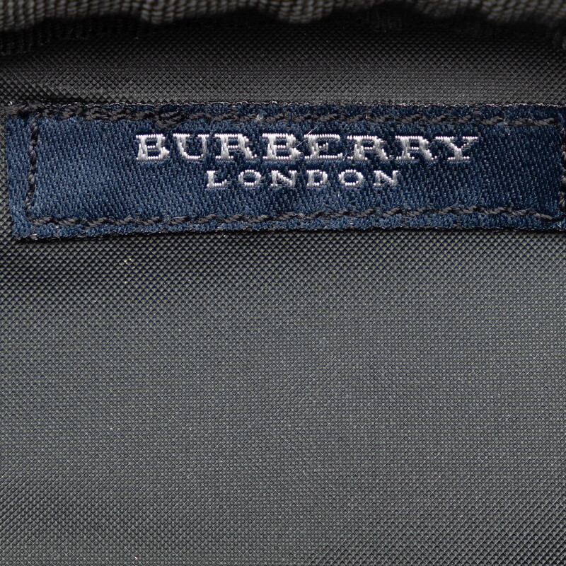 バーバリー ノバチェック ポーチ ベージュ マルチカラー キャンバス レザー レディース BURBERRY 【中古】_画像7