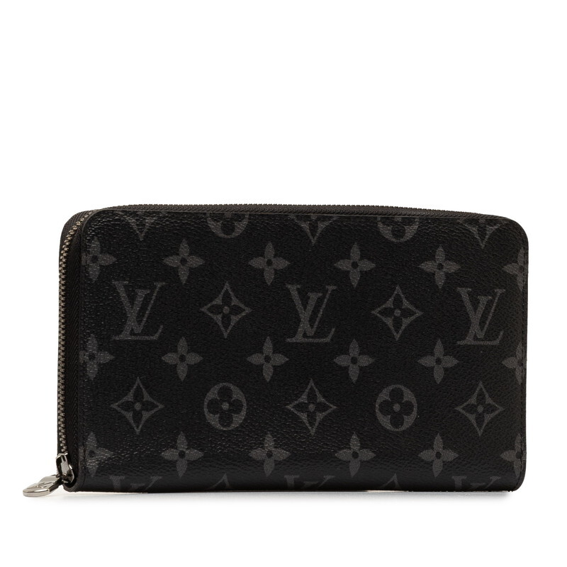 ルイ ヴィトン モノグラム ジッピー オーガナイザーNM ラウンドファスナー 長財布 M82081 エクリプス ブラック LOUIS VUITTON 【中古】_画像2