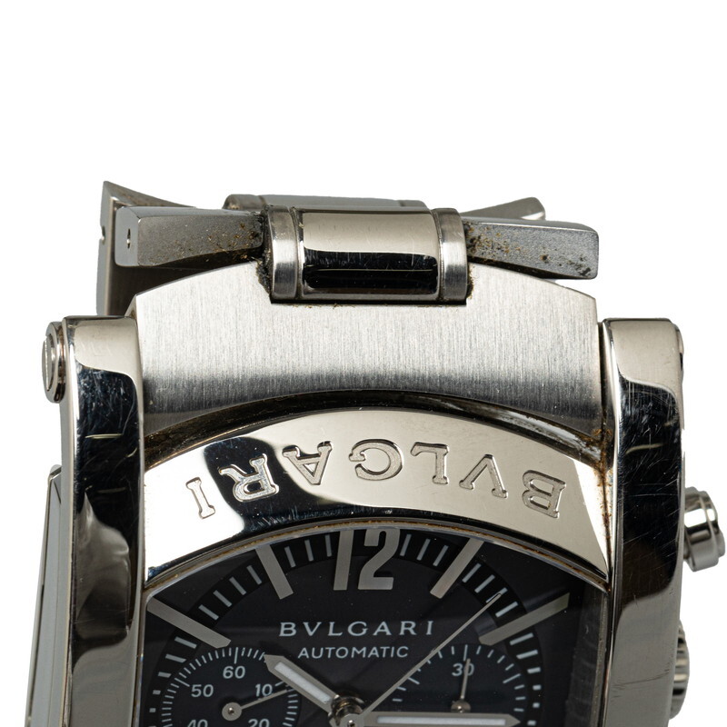 ブルガリ アショーマ 腕時計 AA44SCH 自動巻き ネイビー文字盤 ステンレススチール メンズ BVLGARI 【中古】_画像8