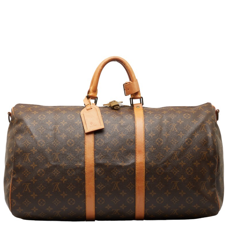 ルイ ヴィトン モノグラム キーポル バンドリエール 55 ボストンバッグ ショルダーバッグ 2WAY M41414 ブラウン LOUIS VUITTON 【中古】_画像2