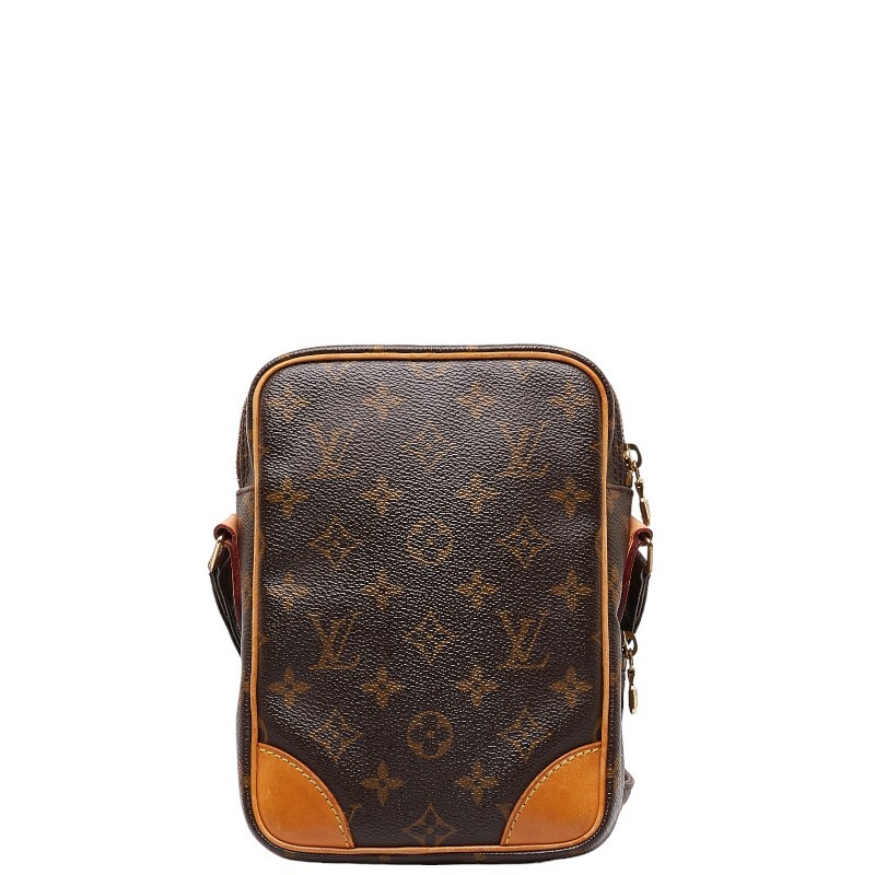 ルイ ヴィトン モノグラム アマゾン 斜め掛け ショルダーバッグ M45236 ブラウン PVC レザー レディース LOUIS VUITTON 【中古】_画像3