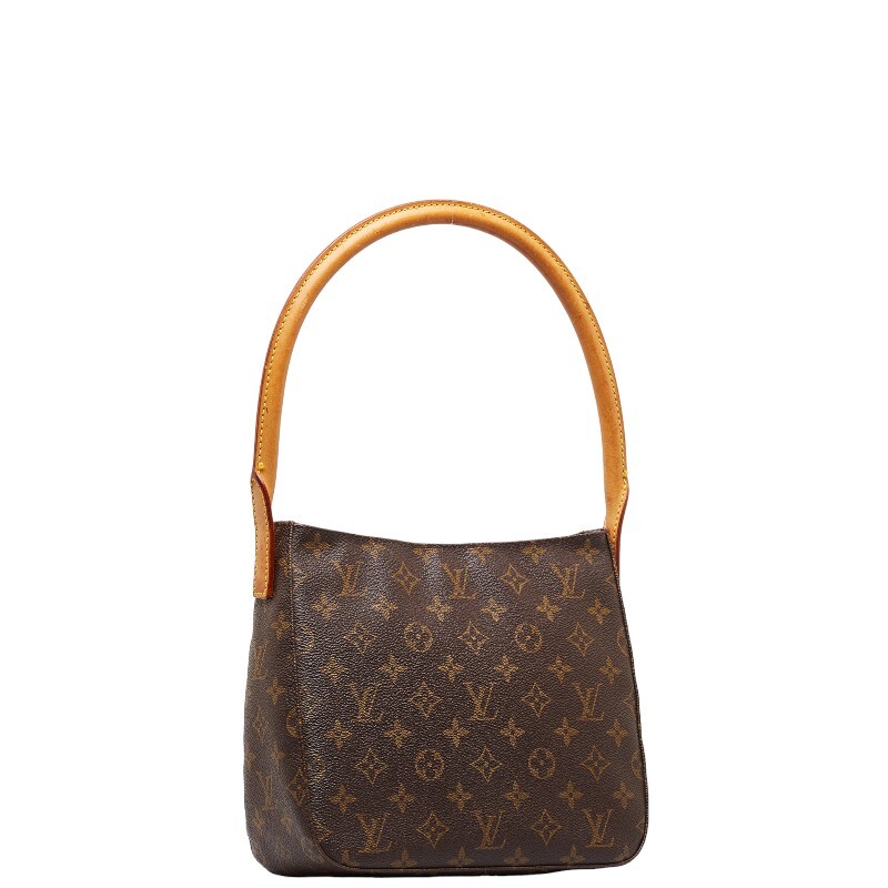 ルイ ヴィトン モノグラム ルーピングMM ショルダーバッグ ハンドバッグ M51146 ブラウン PVC レザー レディース LOUIS VUITTON 【中古】_画像2