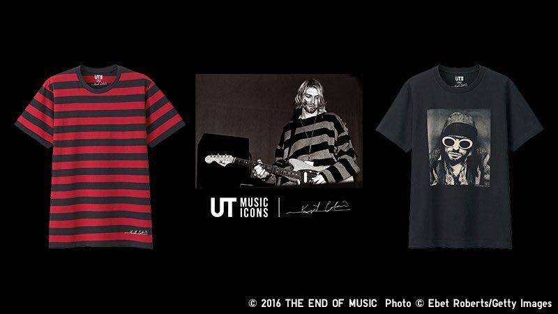 UNIQLO ユニクロ UT KURT COBAIN カートコバーン NIRVANA UNIQLO ユニクロ UT KURT COBAIN カートコバーン NIRVANA