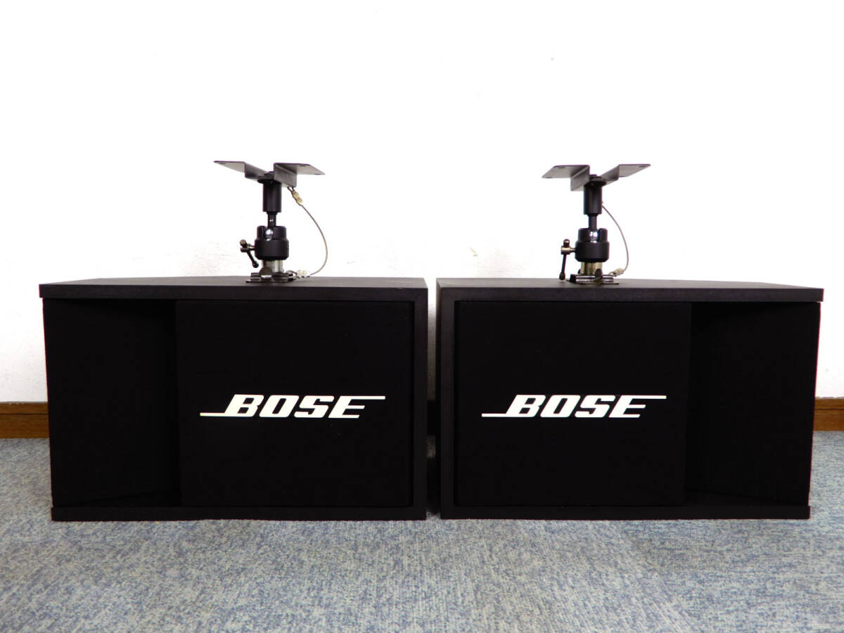 BOSE ◆ ボーズ スピーカー  201-II MUSIC MONITOR  ペア ◆ 天井吊りブラケット付き 状態良好 音出し確認済み シリアル同番L/Rの画像2