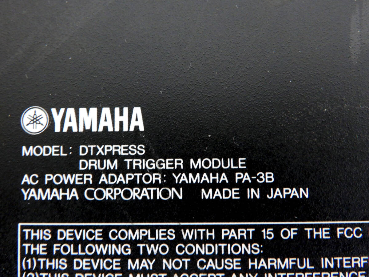 YAMAHA ◆ ヤマハ 電子ドラム 音源モジュール  DTXPRESS  ACアダプター欠品 ◆ 動作確認済みの画像6