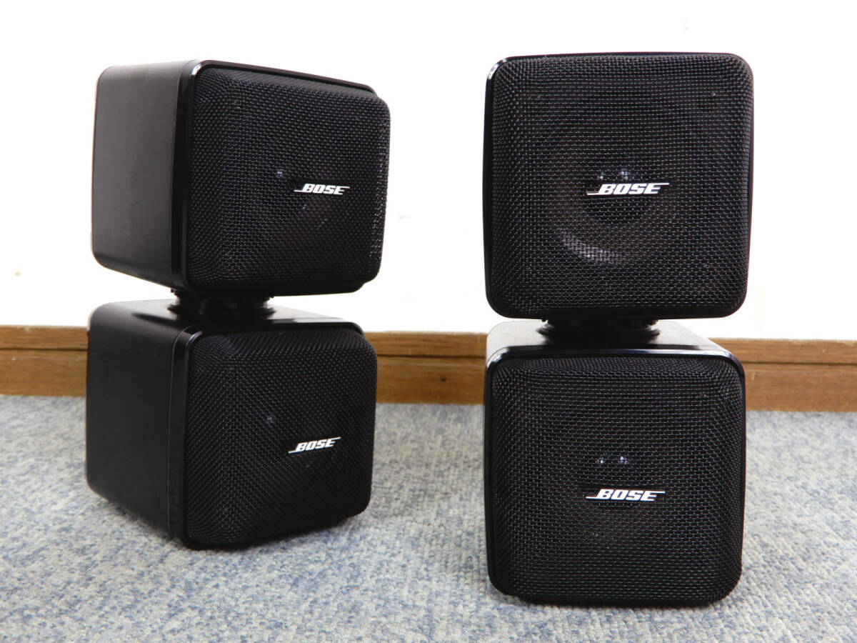 BOSE * Bose Cube speaker system MODEL 501Z satellite speaker * pair sound out has confirmed 