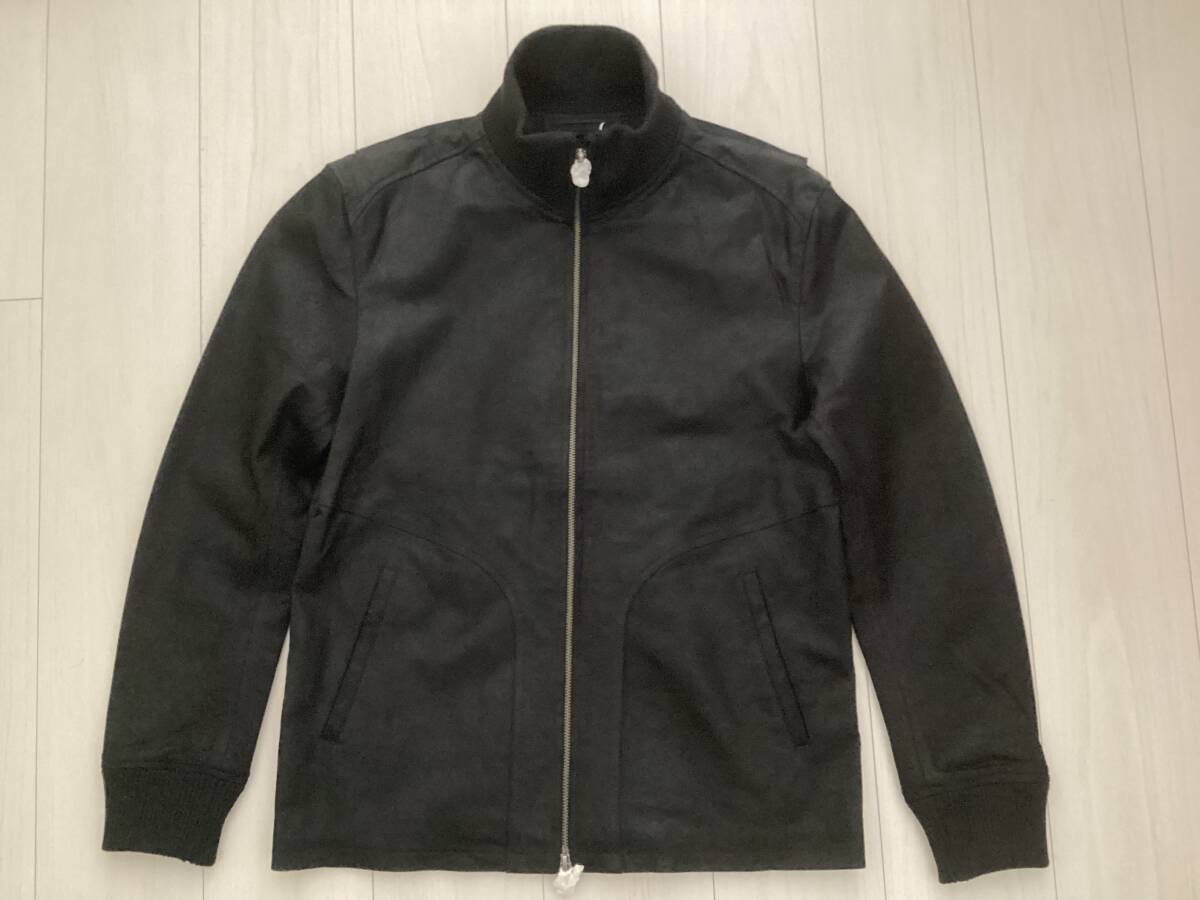 新品未使用】 定価31900円 本革レザーブルゾン L ブラック 黒 革 新品未使用】 定価31900円 本革レザーブルゾン L ブラック 黒 革