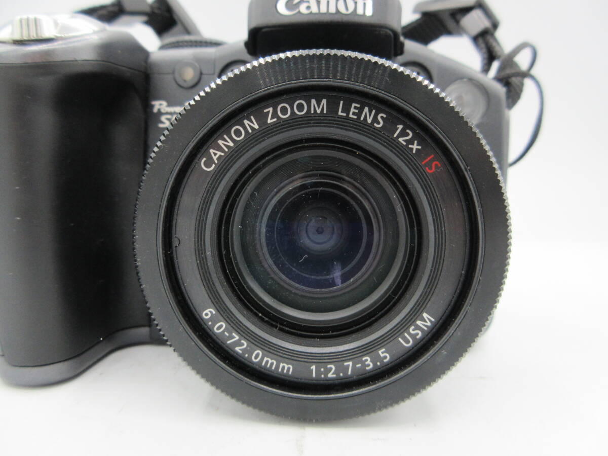 中古 カメラ CANON キヤノン POWER SHOT S5 IS パワーショット PC1234 LENS 12×IS 6.0-72.0mm 1：2.7-3.5 USM ※通電のみ確認済 ／J_画像2