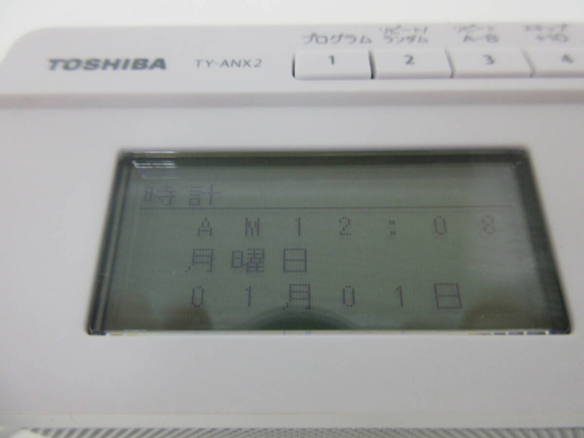 中古 東芝 TOSHIBA Aurex オーレックス CDラジオ TY-ANX2 ※通電のみ確認済 ／Hの画像5