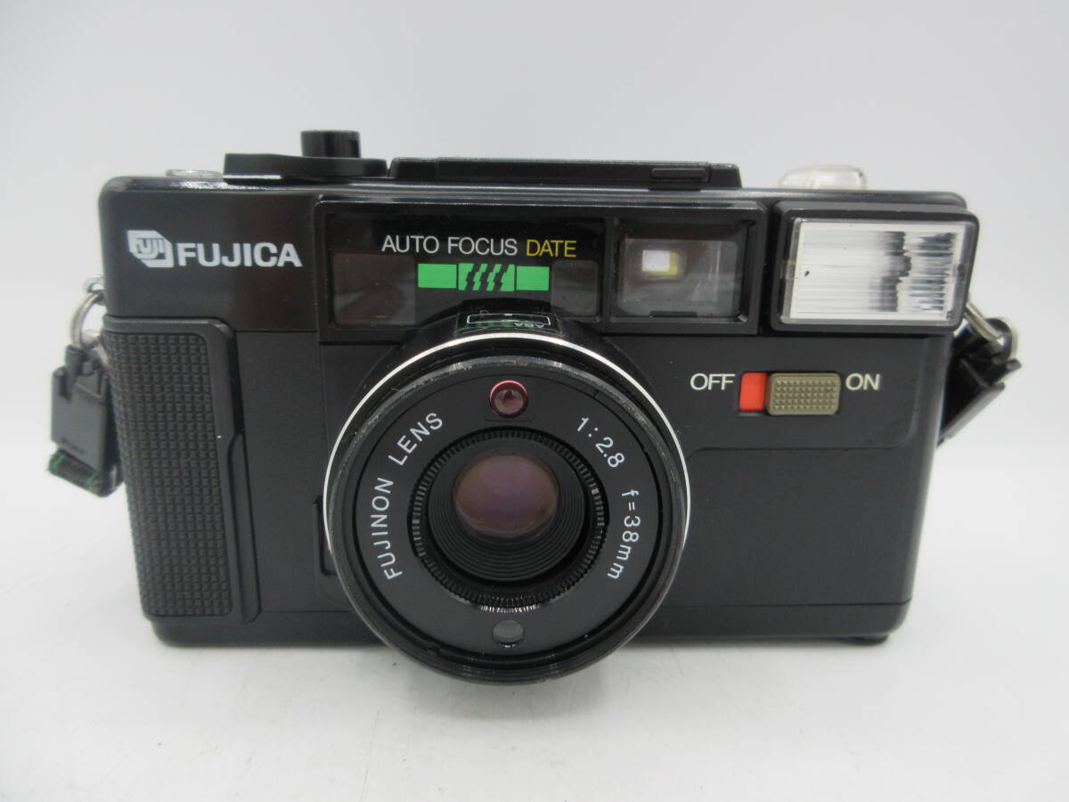 中古 カメラ FUJICA AUTO-7 DATE フィルムカメラ コンパクトカメラ FUJINON LENS 1:2.8 f=38mm ※通電のみ確認済 ／Iの画像2