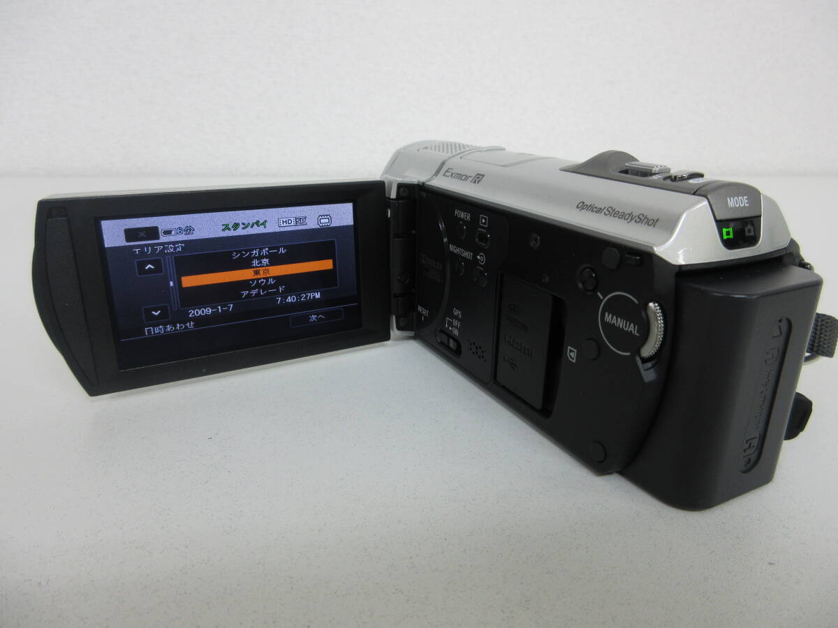 中古 カメラ ソニー SONY HANDYCAM HDR-CX500V ハンディカム デジタルビデオカメラ ※通電のみ確認済 ／Kの画像4