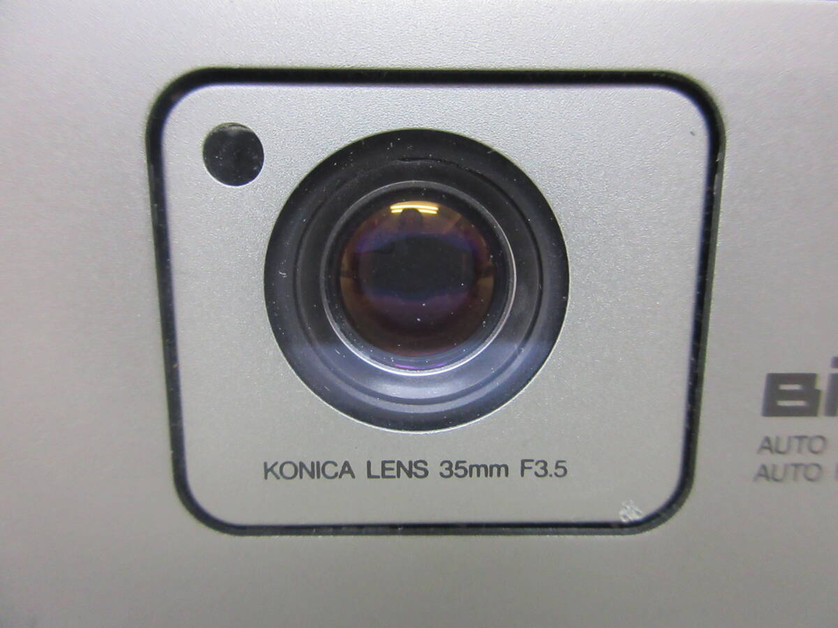中古 カメラ コニカ KONICA ビッグミニ BiG mini LENS 35mm F3.5 AUTO FOCUS BM-201 ※通電のみ確認済 ／Oの画像3