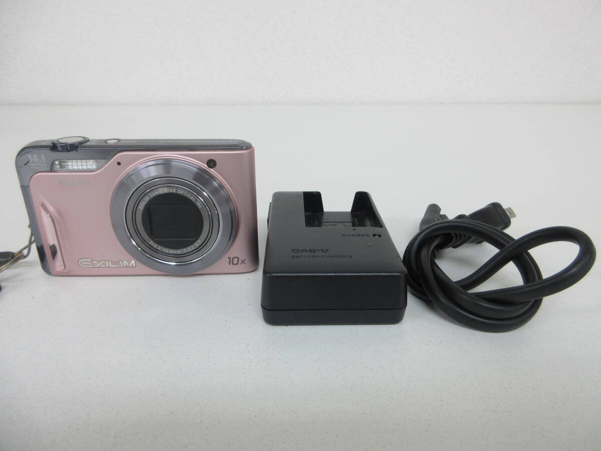 中古 カメラ CASIO カシオ EX-H15 EXILIM f=4.3-43.0mm 1:3.2-5.7 ※通電のみ確認済 ／L_画像1