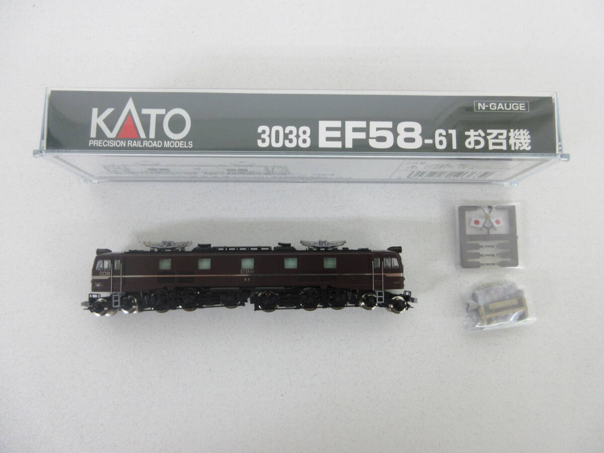 中古 2点セット KATO 2002 C11形 蒸気機関車 Nゲージ / 3038 EF58-61 お召機 蒸気機関車 Nゲージ ／Gの画像6