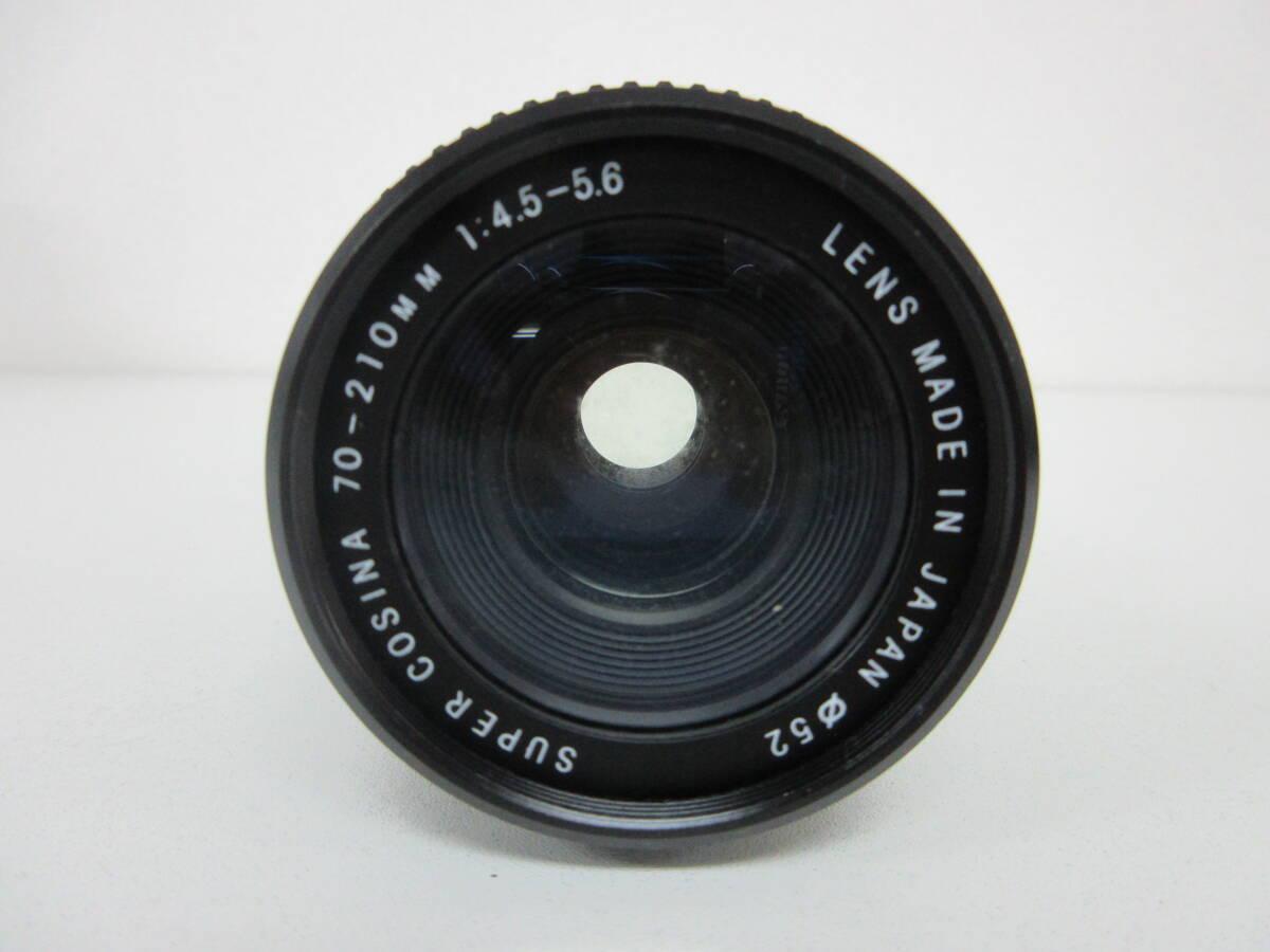 中古 カメラ Canon キャノン AE-1 program / レンズ tamron 35-70mm 1:3.5 / super cosina 70-210mm 1:4.5-5.6 ※動作未確認 ／Gの画像7