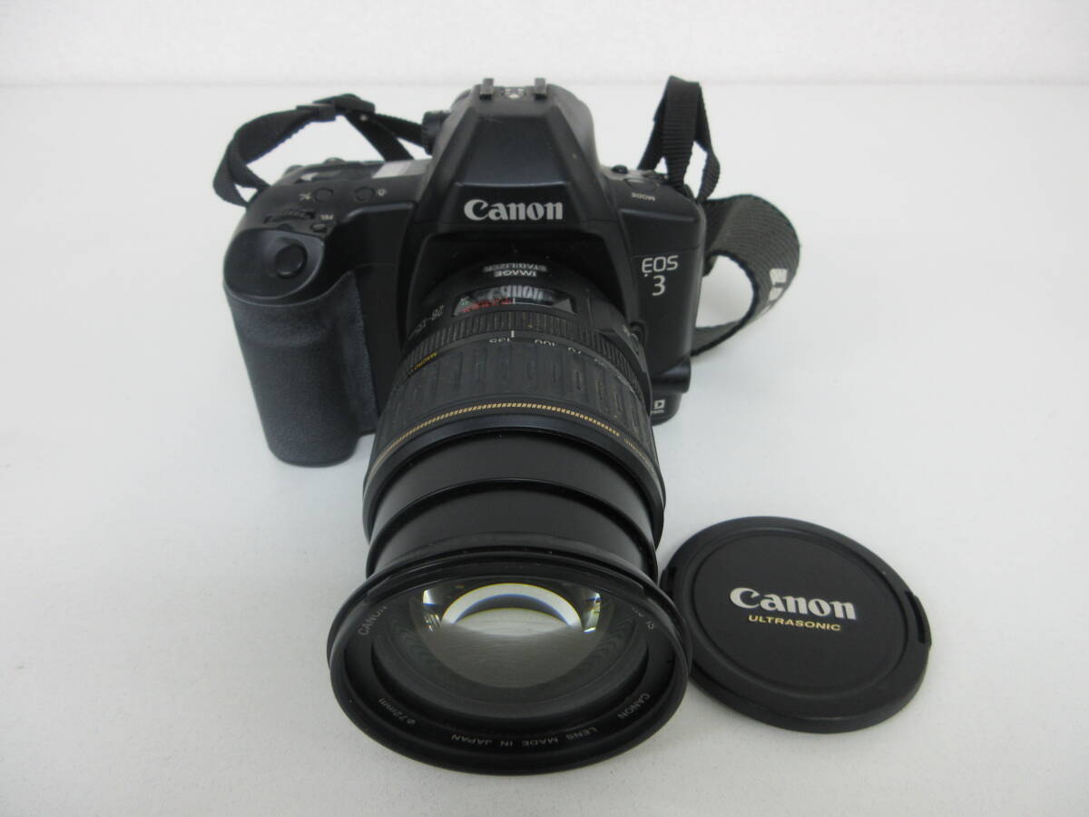 中古 カメラ Canon キャノン EOS 3 レンズ CANON ZOOM LENS EF 28-135mm 1:3.5-5.6 IS ※通電のみ確認済 ／Jの画像1