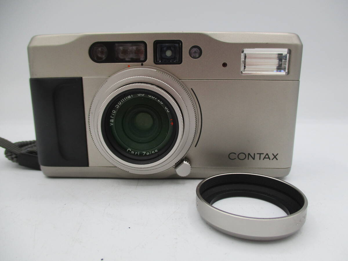 中古 CONTAX / コンタックス T VS フィルム式 コンパクトカメラ / 28-56mm / 3.5-6.5 / Vario-Sonnar ※通電のみ確認済 / Fの画像1