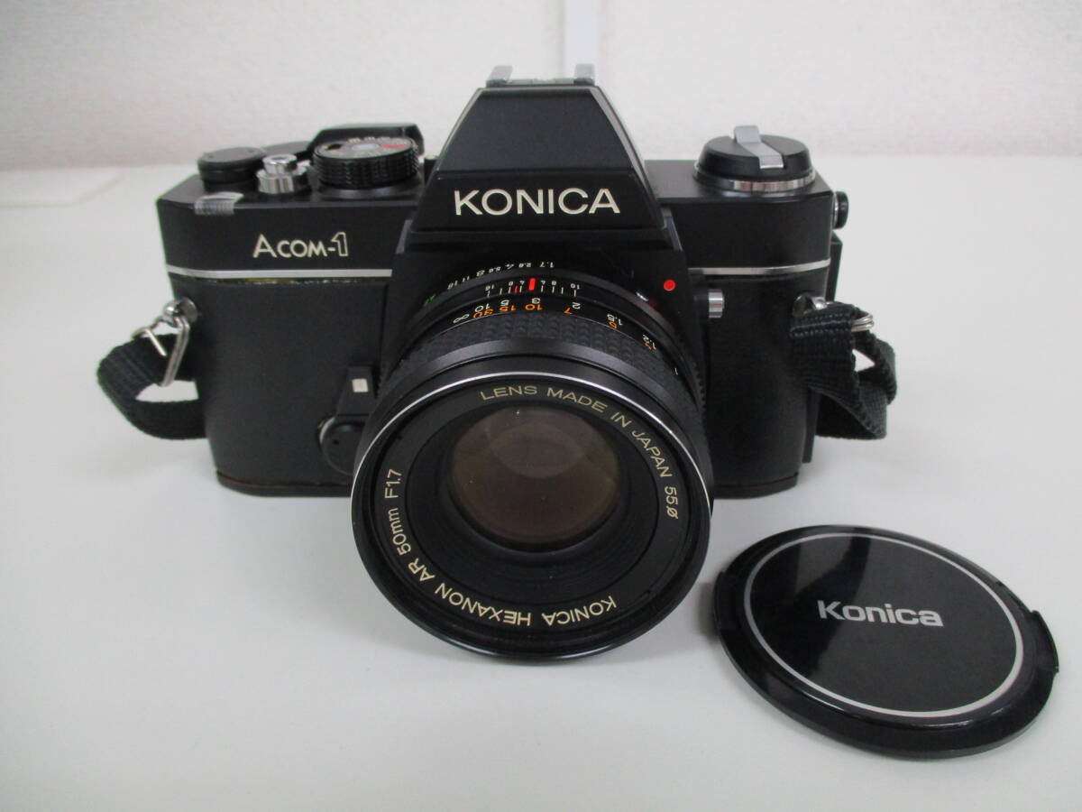 中古 カメラ コニカ KONICA ACOM-1 / レンズ KONICA HEXANON 50mm F1.7 ※動作未確認 ／N_画像1