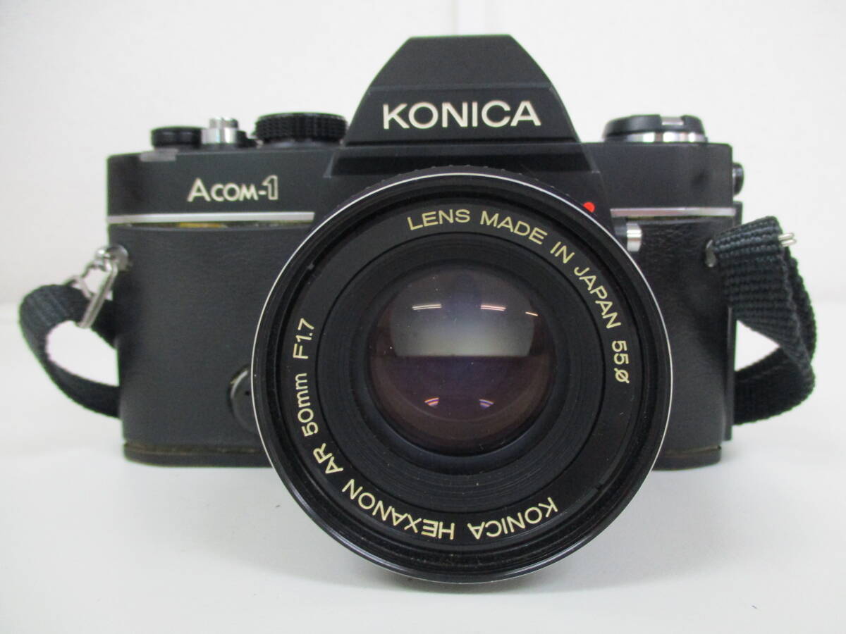 中古 カメラ コニカ KONICA ACOM-1 / レンズ KONICA HEXANON 50mm F1.7 ※動作未確認 ／N_画像2