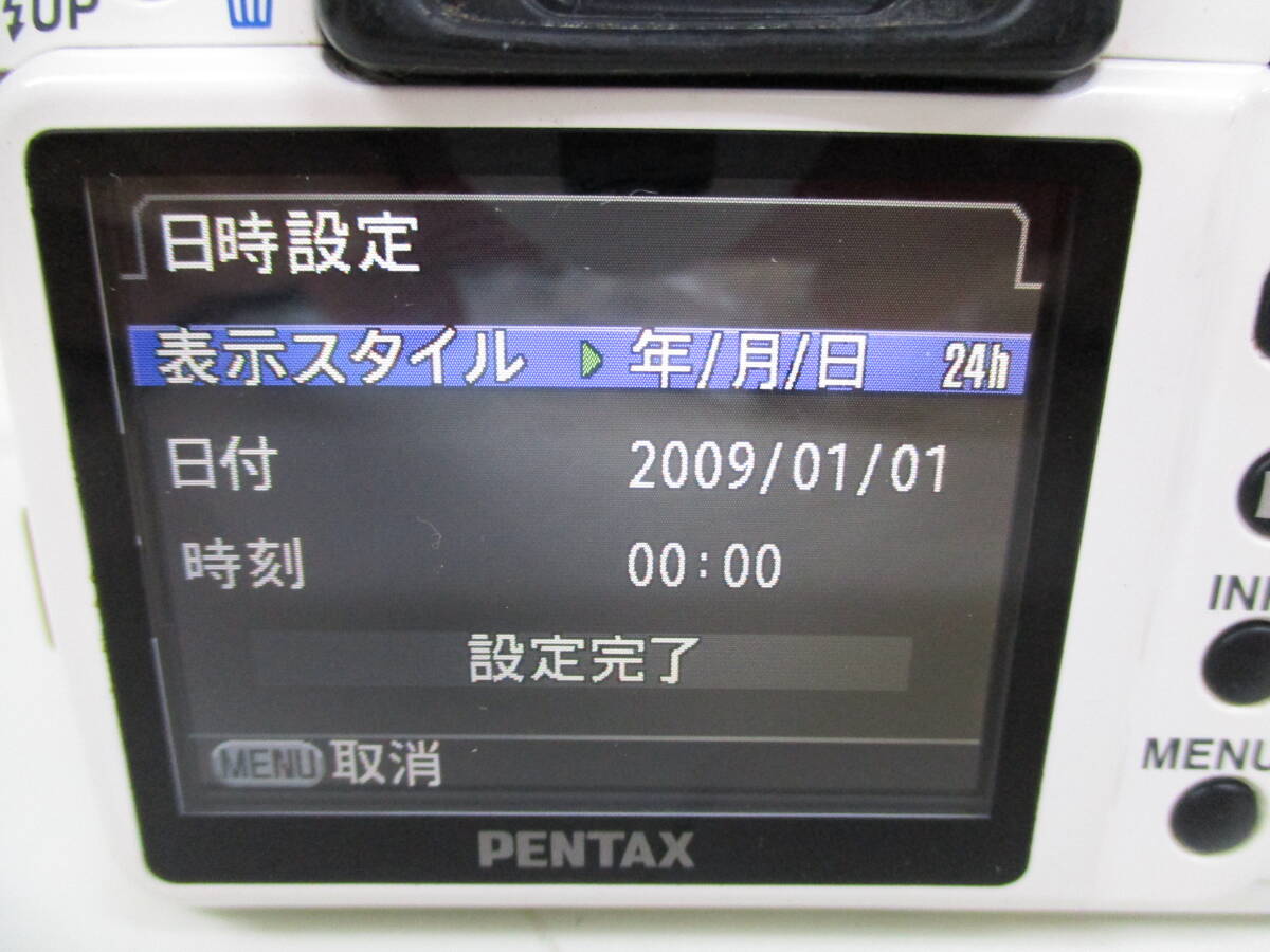中古 カメラ PENTAX ペンタックス K-x ホワイト 1:3.5-5.6 18-55mm AL /レンズ SIGMA APO DG 70-300mm 1:4-5.6 ※通電のみ確認済 ／L_画像7