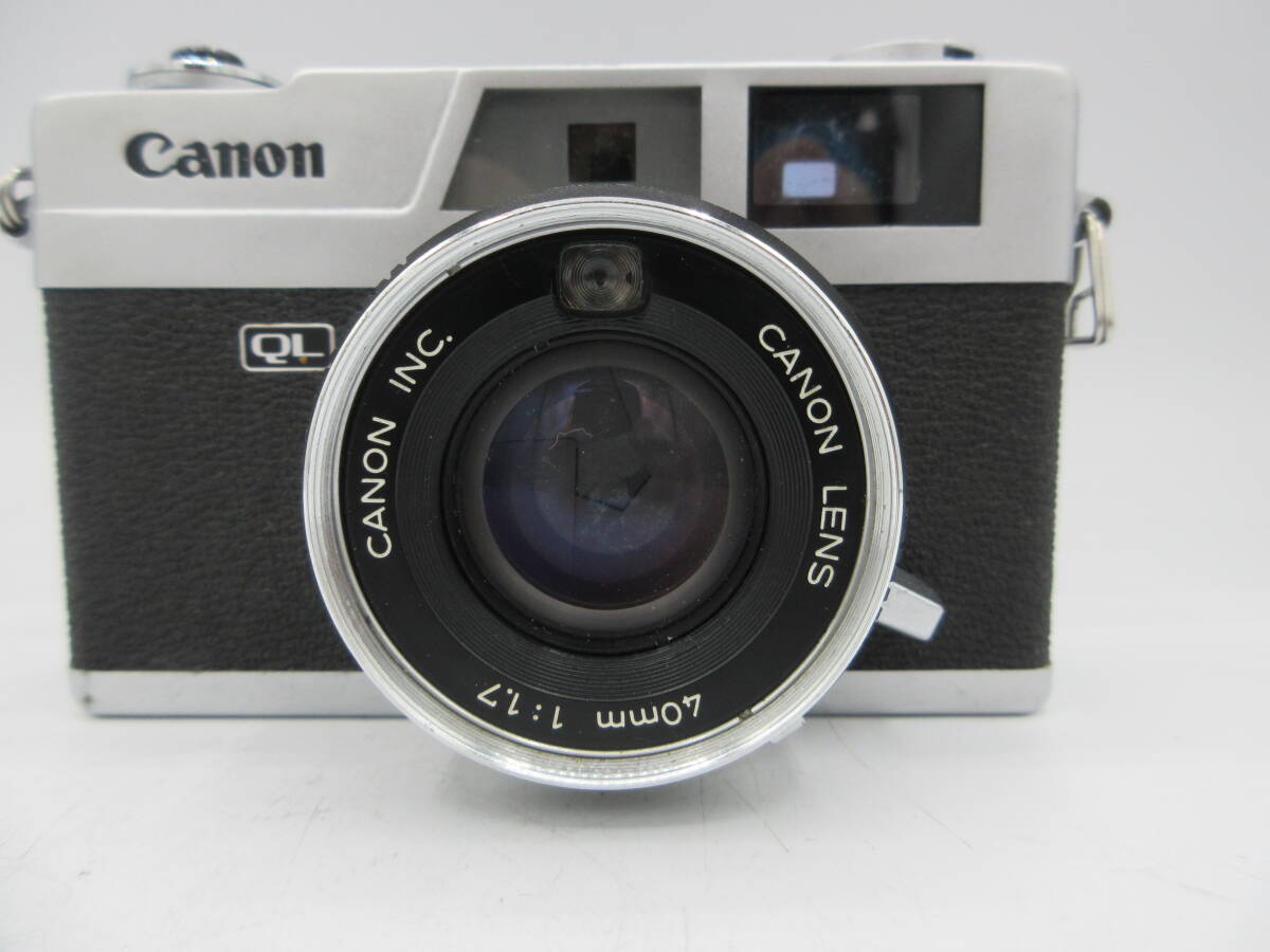 中古 カメラ Canon キャノン Canonet QL17 / CANON LENS 40mm 1:1.7 レンジファインダー ※動作未確認 ／S_画像2
