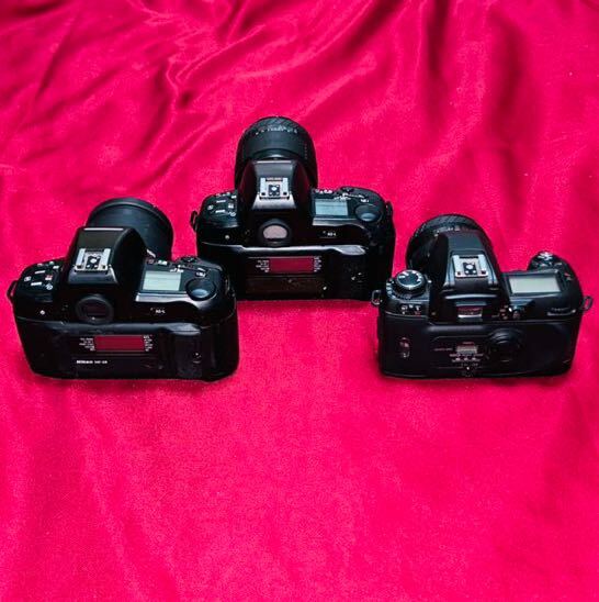 【説明文必読】動作品 一眼レフ フィルムカメラ Nikon ニコン F80 ＆ F90 ＆ F90x レンズセット 合計３セット まとめ売り お買い得品の画像2