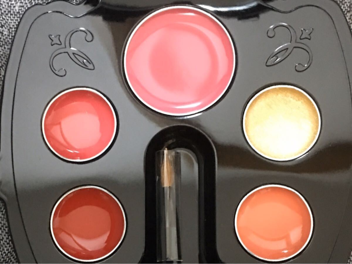 G4D090* new old goods * Anna Sui ANNA SUI hand mirror lip color Palette lipstick 2.4g