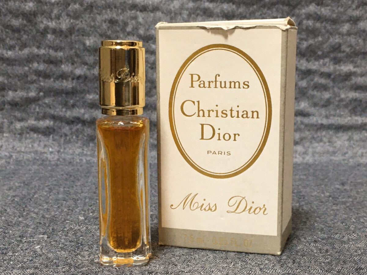 G4D232◆新品同様◆ クリスチャンディオール Christian Dior ミスディオール Miss Dior パルファム ミニ香水 7.5ml_画像1