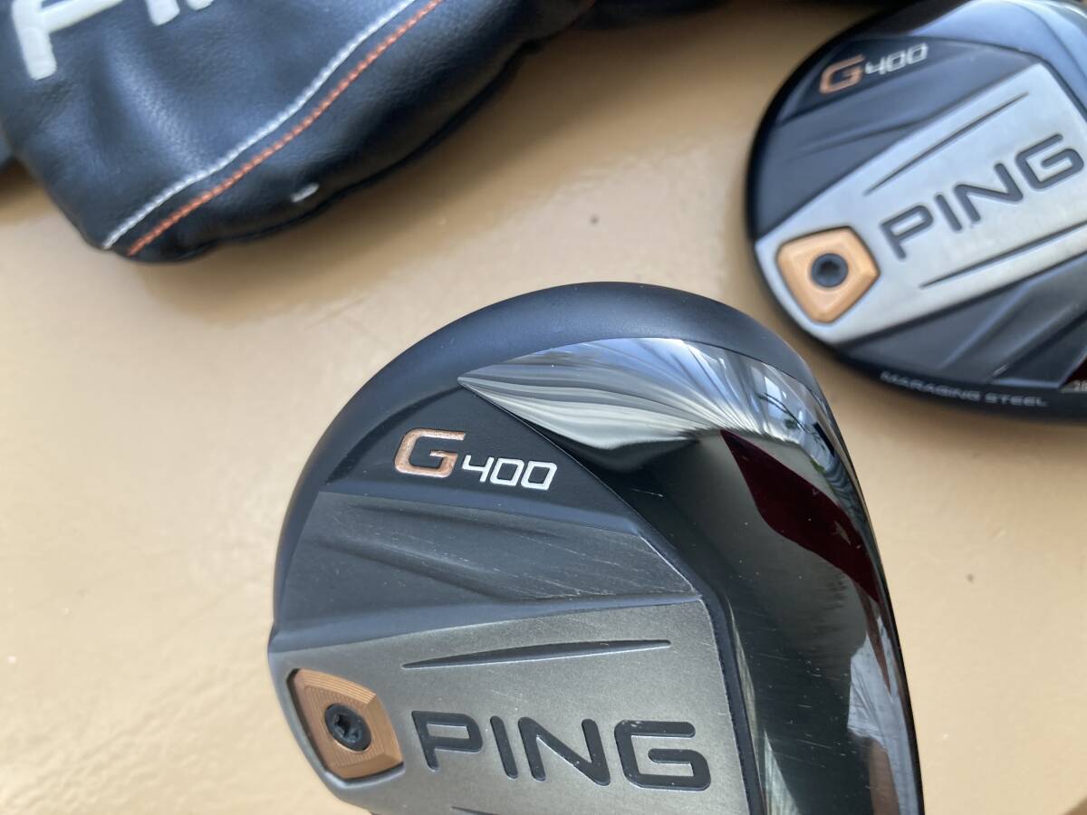 人気の名器 PING G400 FW 3W5W ヘッド2個セット ヘッドカバー付き_画像4