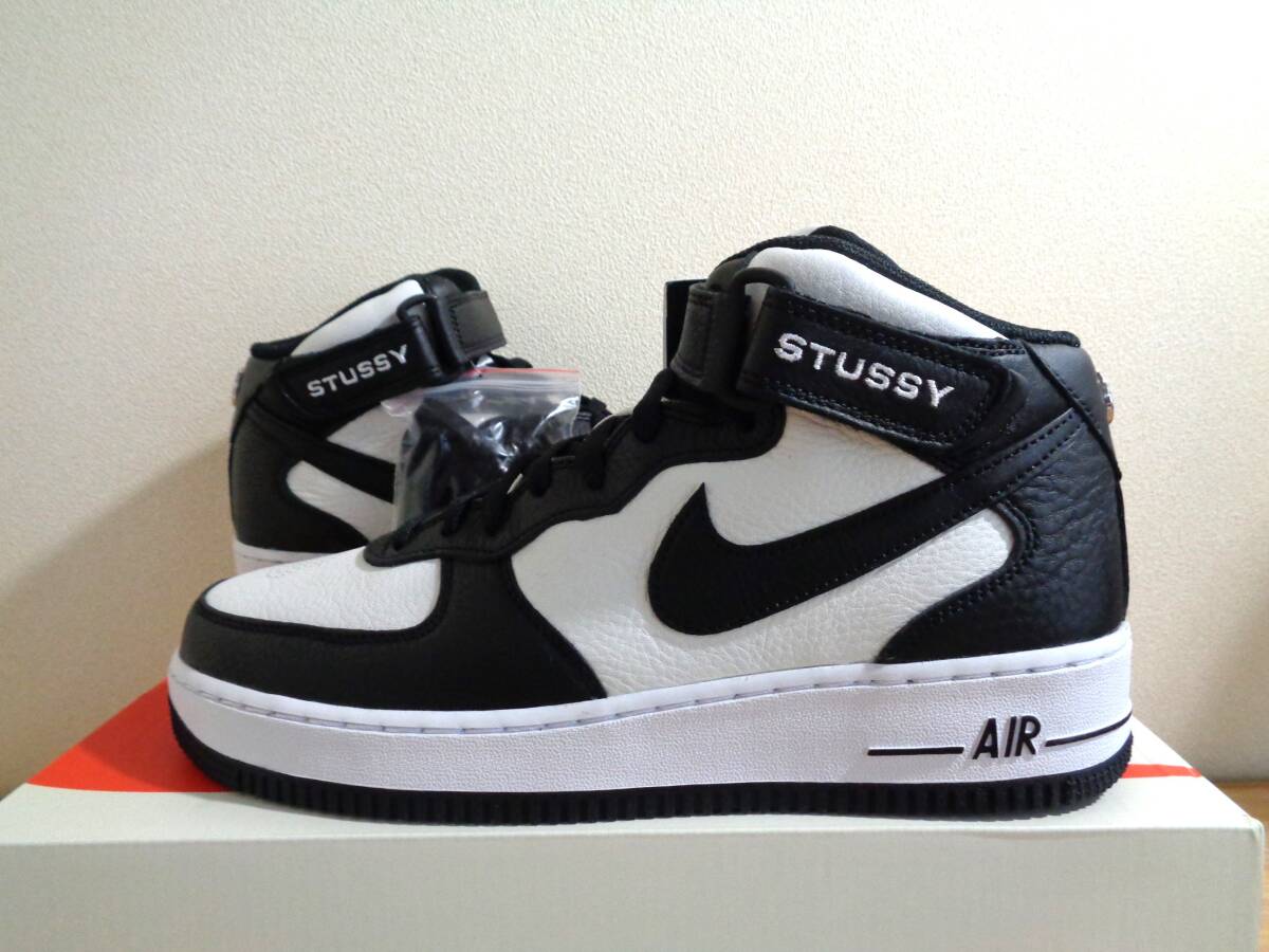 STUSSY x AIR FORCE 1 '07 MID SP 27.5cm 国内正規品 ステューシー エアフォース1 パンダ PANDA