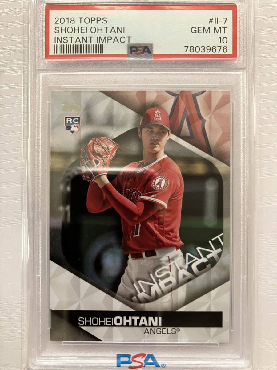 PSA10 RC 2018 TOPPS INSTANT IMPACT Ⅱ-7 大谷翔平 ルーキーカードの画像1