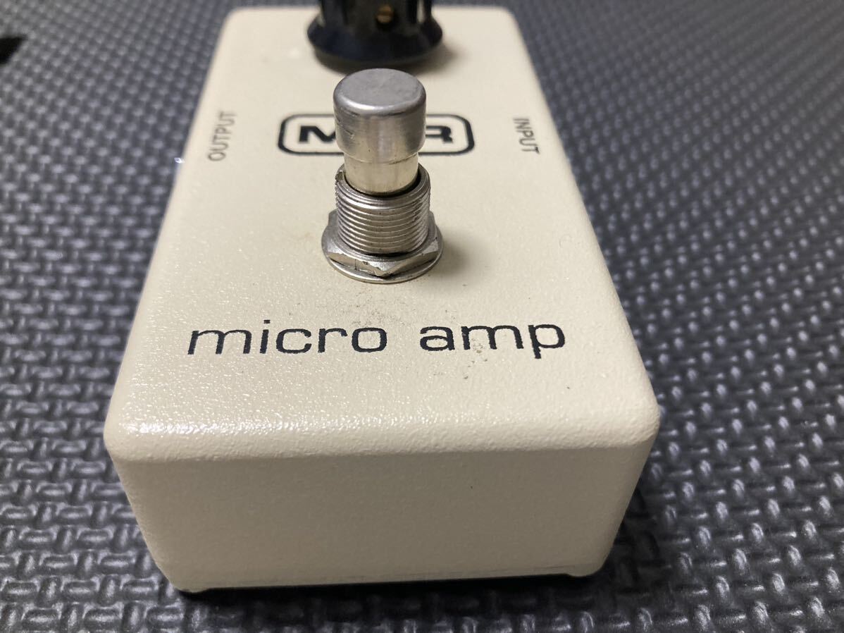 【訳あり】MXR M-133 micro amp Jim Dunlop USA ダンロップ ブースター ジョン・フルシアンテ レッチリ ジャンクMMIの画像2