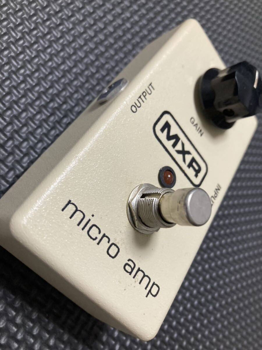 【訳あり】MXR M-133 micro amp Jim Dunlop USA ダンロップ ブースター ジョン・フルシアンテ レッチリ ジャンクMMIの画像3