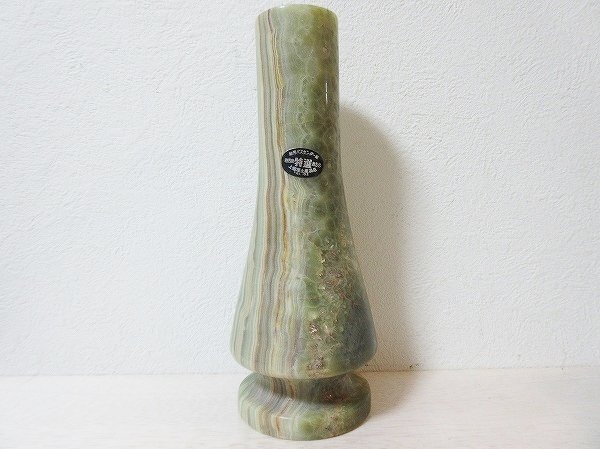 秋吉台 秋芳洞 特選 天然石花瓶/ad-K-45-5136-.33/天然石/装飾品/記念品/オーナメント/花瓶台/美術工芸品/インテリア/郷土/石細工/創作の画像1