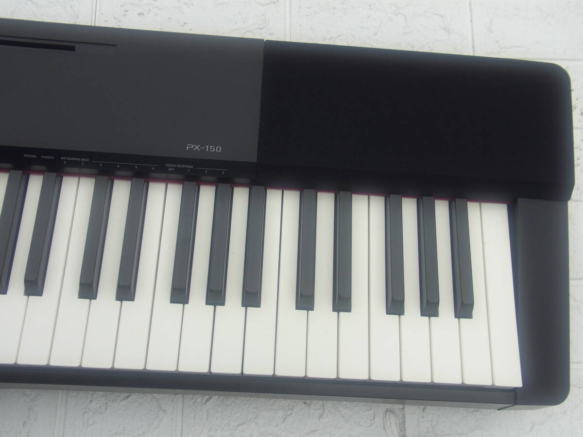 (B910) 良品 作動OK CASIO PX-150 Privia 88鍵 電子 ピアノ キーボード カシオ ペダル付き ハンマー プリヴィアの画像4