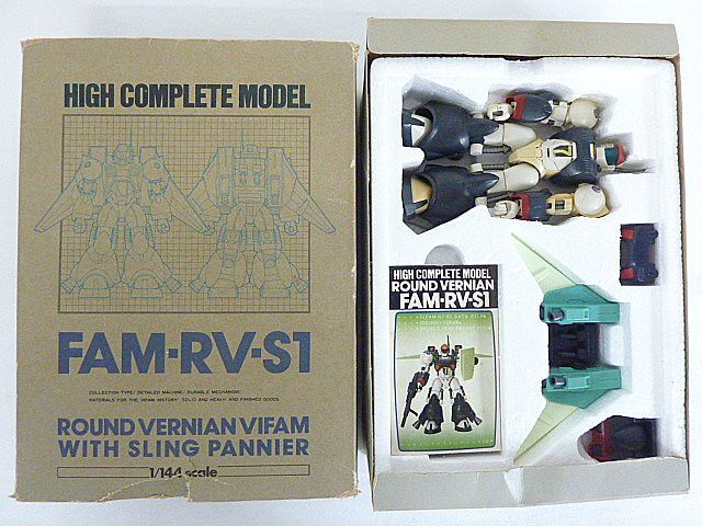 t287 現状品 BANDAI 銀河漂流バイファム FAM-RV-S1 ハイコンプリートモデル HCM 1/144 フィギュア バンダイ RV バイファムの画像1