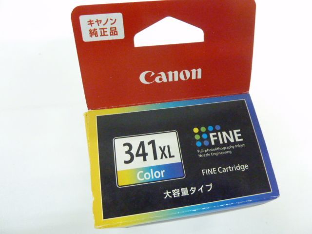 t316② 未使用 期限切れ キャノン Canon PIXUS インク カートリッジ 大容量 BC-340XL ブラック/BC-341XL カラー 計2点セット FINE の画像2
