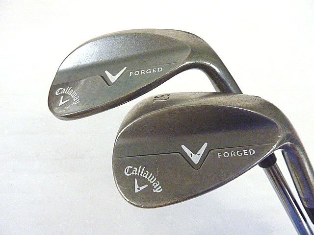 t354 キャロウェイ Callaway V FORGED ウェッジ 2本セット 52°/56° スチールシャフト Dynamic Gold S200/S400 ゴルフ クラブ GOLF_画像2