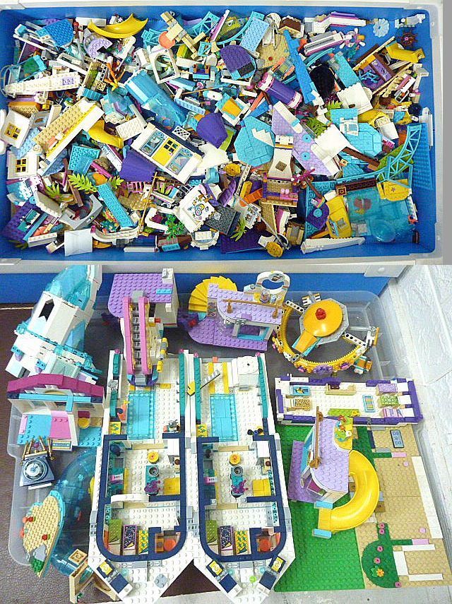t309 ジャンク現状品 レゴ LEGO ブロック Friends/Disney 等 パーツ 様々 まとめ 約10kg前後 様々 大量 41375/41381/41347/41154/他