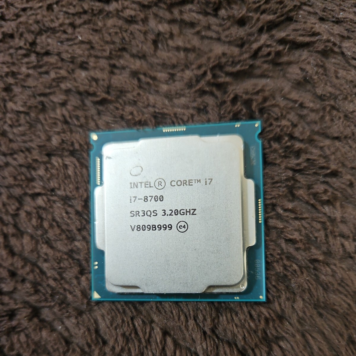 Intel Core i7-8700 LGA1151動作品CPUの画像1